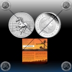1oz AUSTRALIJA $1  (STOCK HORSE) 2014 BU